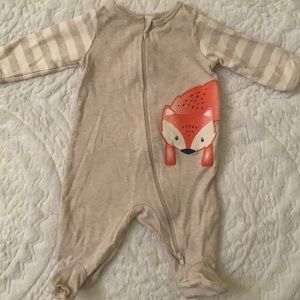 0-3 months Wonder nation baby boys fox sleep n play